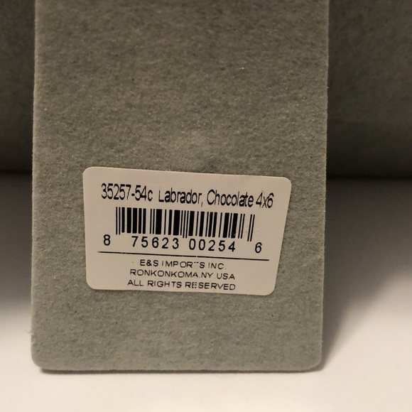 Three 3D Chocolate Labs 4” x 6” Picture Frame - Picture 9 of 9